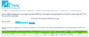 AUTORIZZAZIONE ENAC